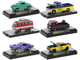 Auto Meets Set of 6 Cars IN DISPLAY CASES Release 56 Limited Edition 7250 pieces Worldwide 1/64 Diecast Model Cars M2 Machines 32600-56