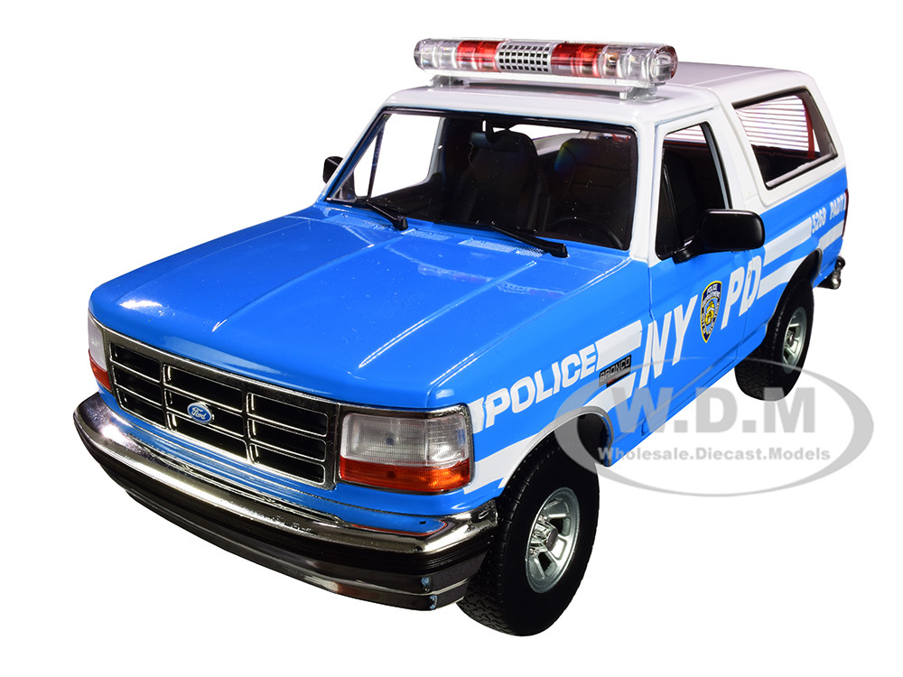 1992 Ford Bronco  NYPD New York Police Dep *** Greenlight Artesian Edition 1:18 
