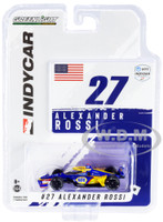 Dallara IndyCar #27 Alexander Rossi NAPA Auto Parts Andretti Autosport NTT IndyCar Series 2021 1/64 Diecast Model Car Greenlight 11507