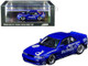 Nissan Silvia S13 V2 RHD Right Hand Drive Pandem Rocket Bunny Blue Metallic Graphics 1/64 Diecast Model Car Inno Models IN64-S13V2-BLUM