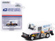 LLV Long Life Postal Delivery Vehicle White Graphics United States Postal Service USPS American Motorcycles Collectible Stamps Hobby Exclusive 1/64 Diecast Model Car Greenlight 30249