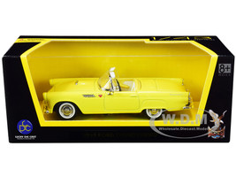 1955 Ford Thunderbird Convertible Yellow 1/43 Diecast Model Car Road Signature 94228