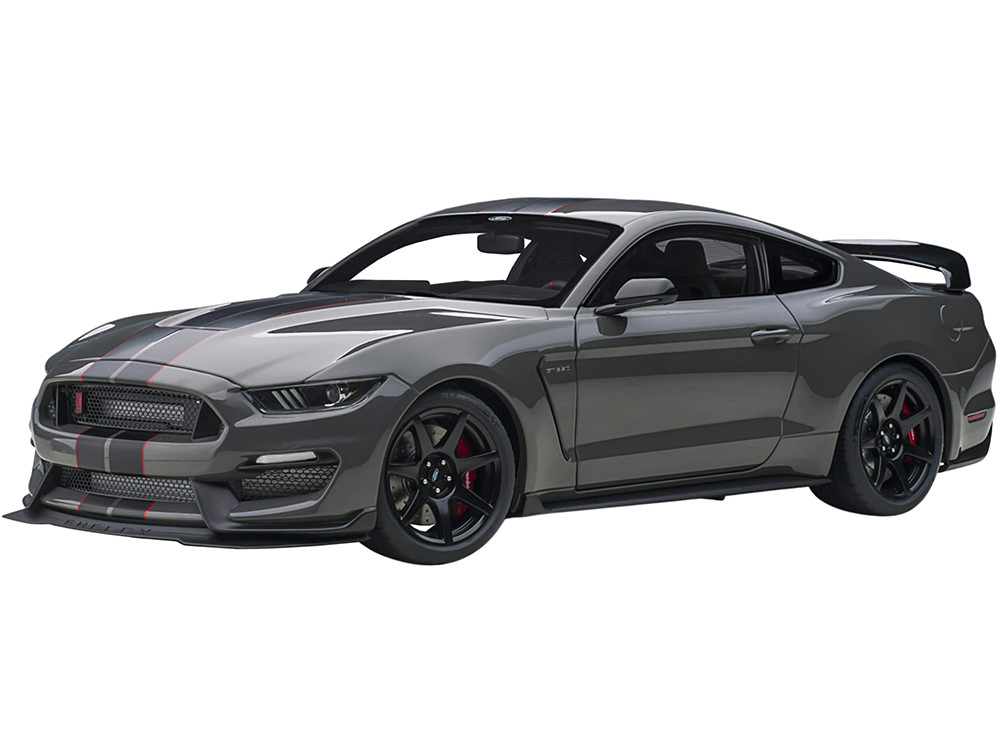 AutoArt 72930 Ford MUSTANG SHELBY GT-350 R 1:18 NEW in Box Lead Foot GREY w//BLK