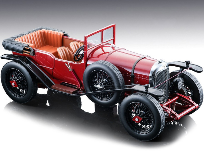 1924 Bentley 3L Convertible Dark Red Street Version Mythos Series Limited Edition 70 pieces Worldwide 1/18 Model Car Tecnomodel TM18-204D