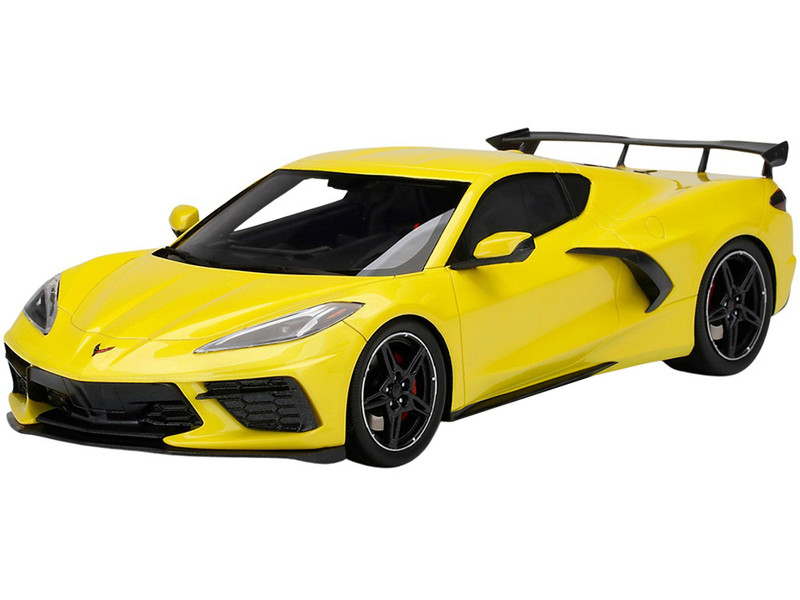 Chevrolet Corvette Stingray Accelerate Yellow Metallic 1/18 Model Car Top Speed TS0286