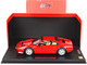 1982 Ferrari 208 GTB Turbo Rosso Corsa 322 Red DISPLAY CASE Limited Edition 437 pieces Worldwide 1/18 Model Car BBR P18103