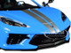 2020 Chevrolet Corvette C8 Stingray Blue Silver Racing Stripes Timeless Legends 1/24 Diecast Model Car Motormax 79360