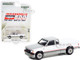 1984 GMC S-15 Extended Cab Pickup Truck Bed Cover Gray White Indy Hauler Official Truck 68th Annual Indianapolis 500 Mile Race Hobby Exclusive 1/64 Diecast Model Car Greenlight 30230