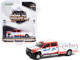 2018 Chevrolet Silverado 3500 Dually Service Bed Truck Illinois Tollway White Red Dually Drivers Series 7 1/64 Diecast Model Car Greenlight 46070 D