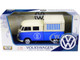 Volkswagen Type 2 T1 Pickup Food Truck Cream Blue 1/24 Diecast Model Car Motormax 79576