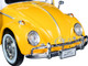 1966 Volkswagen Beetle Taxi Yellow White Top 1/24 Diecast Model Car Motormax 79577