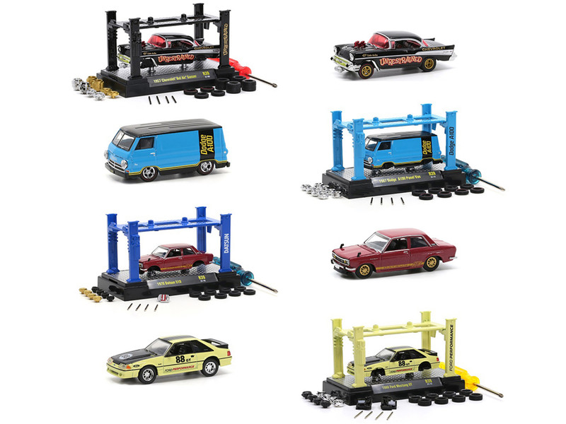 Model Kit 4 piece Car Set Release 39 Limited Edition 8280 pieces Worldwide 1/64 Diecast Model Cars M2 Machines 37000-39