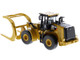 CAT Caterpillar 950M Wheel Loader Bucket Log Fork Two Log Poles Play & Collect! 1/64 Diecast Model Diecast Masters 85635