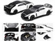 Nissan GT-R50 Italdesign Test Car Black White Limited Edition 1200 pieces 1/64 Diecast Model Car Era Car NS21GTRSP45
