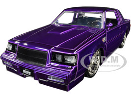 1987 Buick Grand National Candy Purple Bigtime Muscle Series 1/24 Diecast Model Car Jada 32698