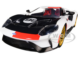 2021 Ford Gt #98 White Heritage Edition Bigtime Muscle Series 1/24 Diecast Model Car Jada 32700