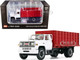 GMC 6500 Grain Truck White Red 1/64 Diecast Model DCP First Gear 60-0914