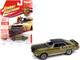 1971 Buick GSX Lime Mist Green Metallic Black Top Black Red Stripes Class of 1971 Limited Edition 7298 pieces Worldwide Muscle Cars USA Series 1/64 Diecast Model Car Johnny Lightning JLMC026 JLSP151 B