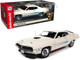 1971 Ford Torino GT Wimbledon White Blue Laser Stripes Class of 1971 American Muscle 30th Anniversary 1991 2021 1/18 Diecast Model Car Autoworld AMM1256