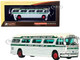 1959 GM PD4104 Motorcoach Bus Hamilton Canada Coach Lines Silver Cream Green Stripes Vintage Bus & Motorcoach Collection 1/87 HO Diecast Model Iconic Replicas 87-0300