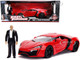 Lykan Hypersport Red Lights Dom Figurine Fast & Furious Movie 1/18 Diecast Model Car Jada 31140