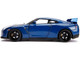 2009 Nissan GT-R R35 Blue Metallic Carbon Lights Brian Figurine Fast & Furious Movie 1/18 Diecast Model Car Jada 31142