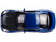 2009 Nissan GT-R R35 Blue Metallic Carbon Lights Brian Figurine Fast & Furious Movie 1/18 Diecast Model Car Jada 31142
