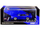 Nissan Skyline GT-R R32 RHD Right Hand Drive Blue Metallic Extra Wheels Decals 1/64 Diecast Model Car Inno Models IN64-R32-BLU