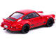 Porsche RWB Backdate Red Black Stripes 1/64 Diecast Model Car Tarmac Works T64-046-RE