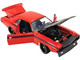 1971 Dodge HEMI Challenger R/T Street Fighter Fireball HEMI Orange Black Hood Black Stripes Limited Edition 876 pieces Worldwide 1/18 Diecast Model Car ACME A1806015
