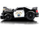 1993 Ford Mustang SVT Cobra CHP California Highway Patrol Black White 1/64 Diecast Model Car Muscle Machines 15526-15543