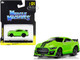 2020 Ford Mustang Shelby GT500 Bright Green Black Stripes 1/64 Diecast Model Car Muscle Machines 15550