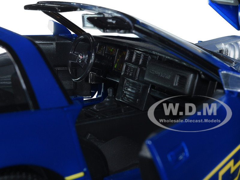 1988 Chevrolet Corvette C4 Dark Blue With Yellow Stripes "Corvette Challenge Race Car" 1/18 Diecast Model Car By Greenlight 17 1988 Chevrolet Corvette C4 Dark Blue With Yellow Stripes "Corvette Challenge Race Car" 1/18 Diecast Model Car By Greenlight -Closeout Items Sales 13597 4 95894.1654123366.800.600
