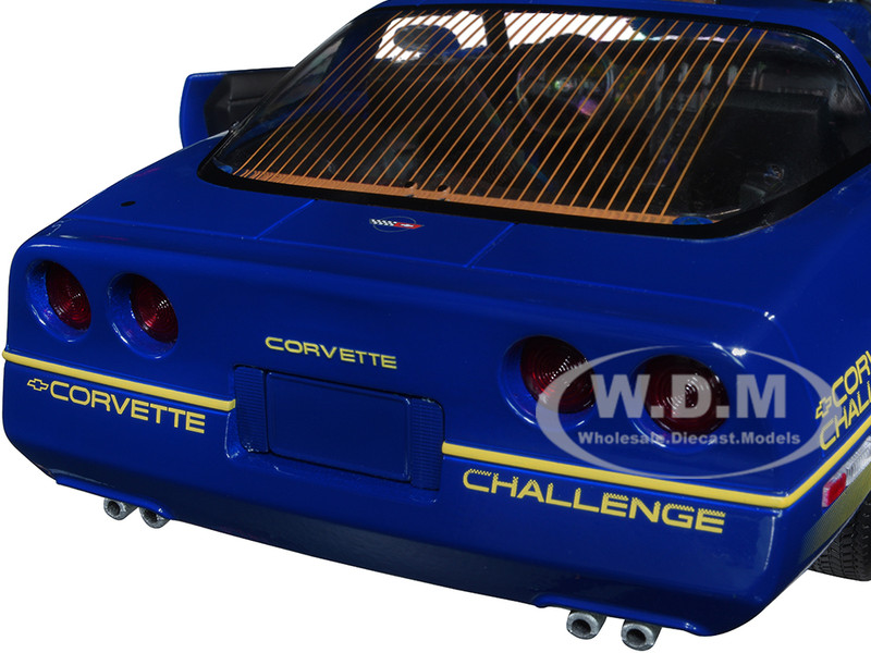 1988 Chevrolet Corvette C4 Dark Blue With Yellow Stripes "Corvette Challenge Race Car" 1/18 Diecast Model Car By Greenlight 16 1988 Chevrolet Corvette C4 Dark Blue With Yellow Stripes "Corvette Challenge Race Car" 1/18 Diecast Model Car By Greenlight -Closeout Items Sales 13597 3 42650.1654123364.800.600