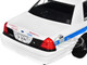 2008 Ford Crown Victoria Police Interceptor CAPS White Blue Stripes Chicago Police Department Hot Pursuit Series 1/24 Diecast Model Car Greenlight 85533