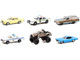 Hollywood Series Set of 6 pieces Release 32 1/64 Diecast Model Cars Greenlight 44920