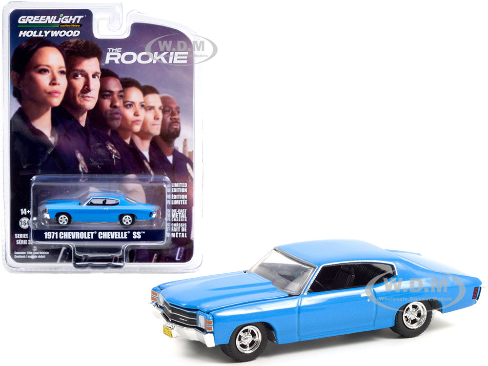 1970 CHEVROLET CHEVELLE SS 454 GRAY "ONCE UPON A TIME" 1/64 GREENLIGHT 44900 E 