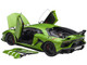 Lamborghini Aventador SVJ Verde Alceo Matt Green Metallic 1/18 Model Car Autoart 79178