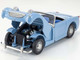 Austin Healey Sprite Convertible Right Hand Drive Speedwell Blue Blue Interior 1/18 Diecast Model Car Kyosho 08953 SBL