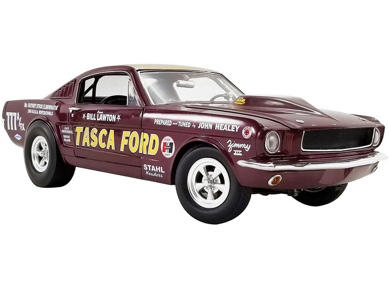 1965 Ford Mustang A/FX Bill Lawton Tasca Ford Limited Edition 1254 pieces Worldwide 1/18 Diecast Model Car ACME A1801839
