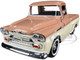 1958 Chevrolet Apache Fleetside Pickup Truck Brown and Beige 1/24 Diecast Model Car Motormax 79311