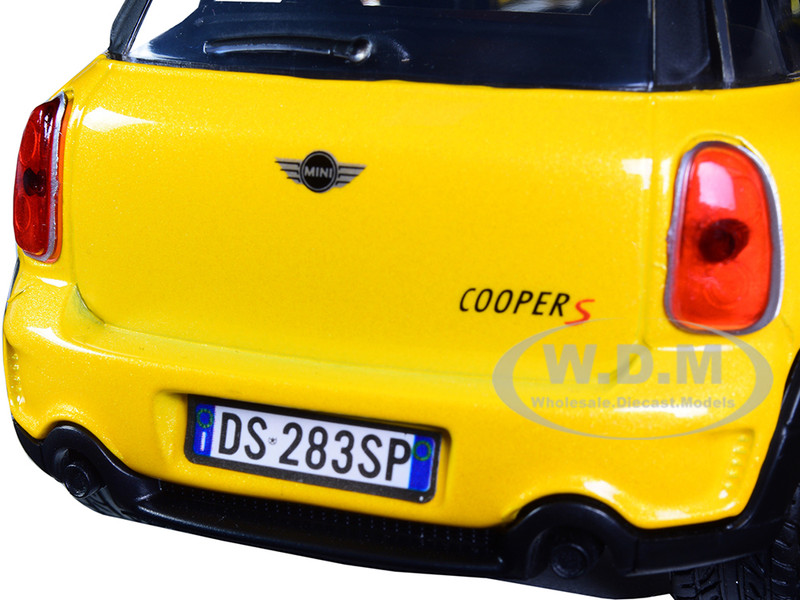 Mini Cooper S Countryman Roof Rack Accessories Yellow Metallic and