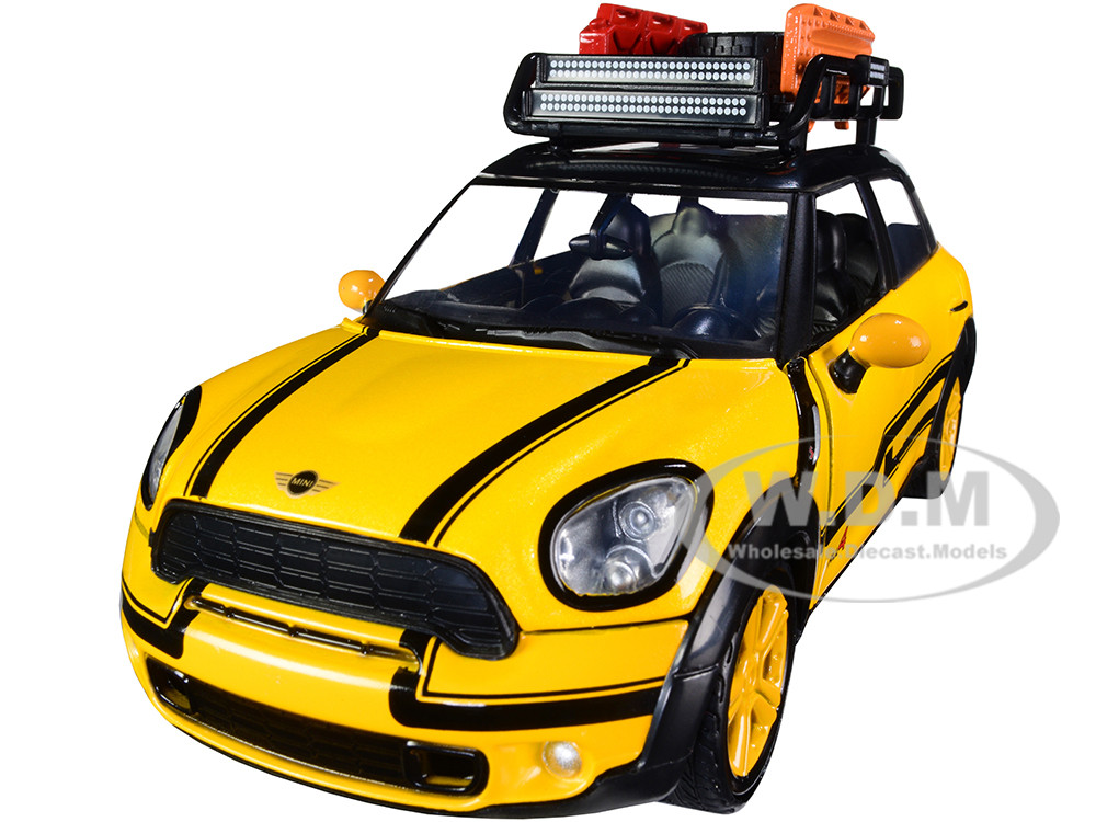 Mini Cooper S Countryman With Roof Rack And Accessories Yellow Metallic ...
