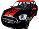 Mini Cooper S Countryman Travel Trailer Black and Red City Classics Series 1/24 Diecast Model Car Motormax 79762