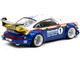 Porsche RWB 964 Waikato RHD Right Hand Drive #1 White Blue Metallic with Stripes RAUH-Welt BEGRIFF 1/43 Diecast Model Car Tarmac Works T43-017-WKT