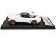Pagani Huayra Roadster White Carbon Accents 1/43 Diecast Model Car LCD Models LCD43003 wh