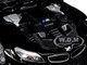 BMW Z4 GT3 Black Silver 1/24 Diecast Model Car Optimum Diecast 724251