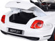 Bentley Continental Supersports ISR Convertible White Metallic Red Wheels 1/24 Diecast Model Car Optimum Diecast 724259