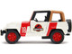 Jeep Wrangler #18 Jurassic Park Red Beige Jurassic World 1/32 Diecast Model Car Jada 32129