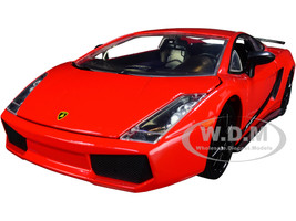 Lamborghini Gallardo Superleggera Red Black Stripes Hyper-Spec Series 1/24 Diecast Model Car Jada 32945